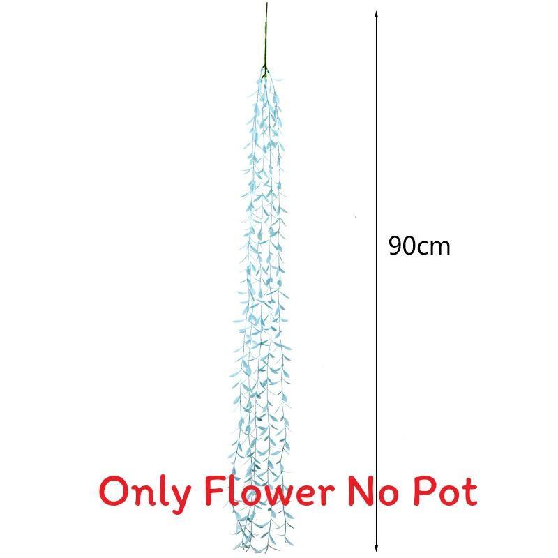 Green Babylonica Salix Plant For Home Event Decoration And Props Photography