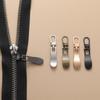 5Pcs Tool-Free Detachable Stylish Zipper Pull Metal Zipper Repair Replacement Slider DIY for Coat Jacket Backpack Handbags