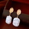 Elegant Freshwater Pearls Earrings for Women Craft In Sturdy Copper Materials Comfortable Designs for Any Occasion