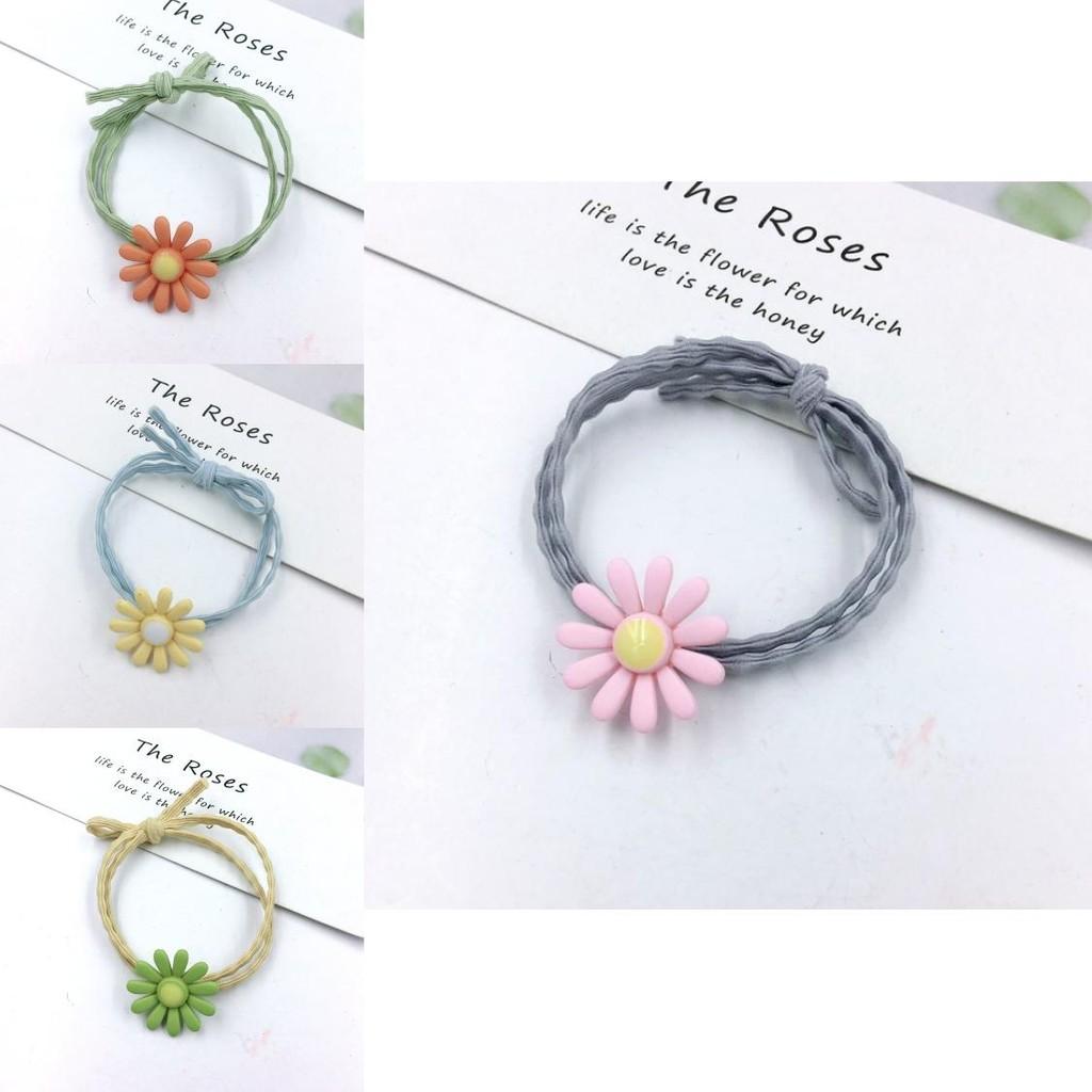 Beautiful Ins Women Daisy Hair Rope Headband With High-elastic Korean Rubber Band