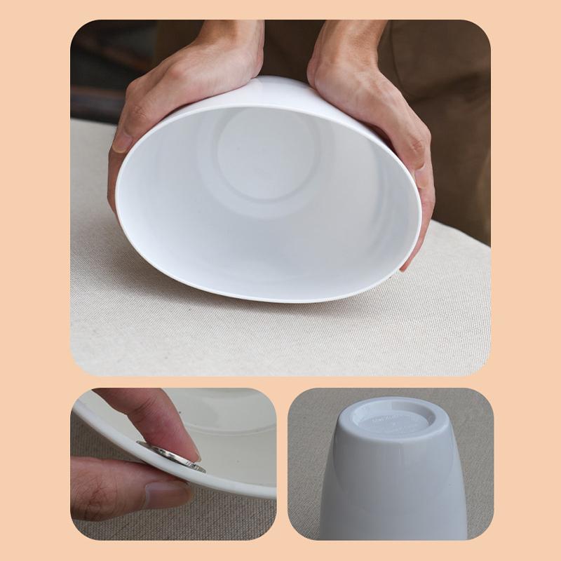 Self Watering Plastic Planter with Inner Pots White Modern Plastic Flower Planter Pots Indoor Plant Pots for Succulents Orchid