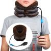 Inflatable Cervical Vertebra Tractor Protector Neck Brace Support Fixation Traction InstrumentCoffee