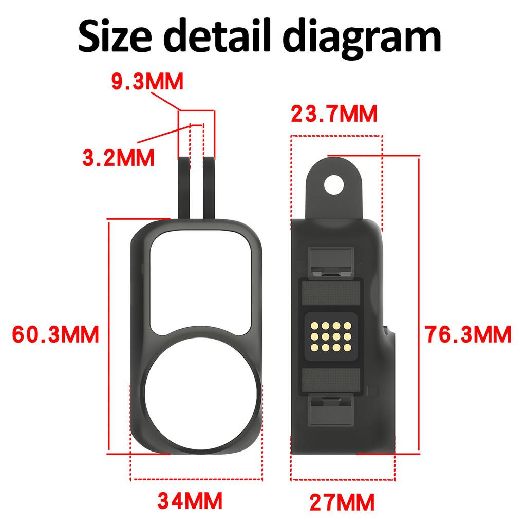 PC Case FOR DJI Osmo Nano Action Camera Protective Shell Sports Camera Protective Cover with Expansion Mount Bracket