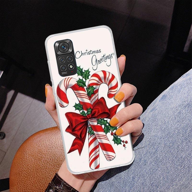 Christmas Santa Claus Present Phone Case For Xiaomi Redmi Note 15 14 13 12S 12 11 Pro Plus 14S 11S 11E 10 10S 11T 5G Personalize