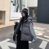 Down Cotton Vest Women's Autumn and Winter New Korean Version Loose Cotton Vest Solid Color Vest Jacket