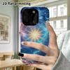 Phone Case: 2D flat design suitable for iPhone 18, 17, 16, 15, 14, 13 Pro film protective case, couple style, magic starry sky, Christmas and Hallowee