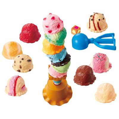 Epoch Ice Cream Tower +3, ST Mark Certified, Ages 4 and Up, Toy Game, Players: 1-4