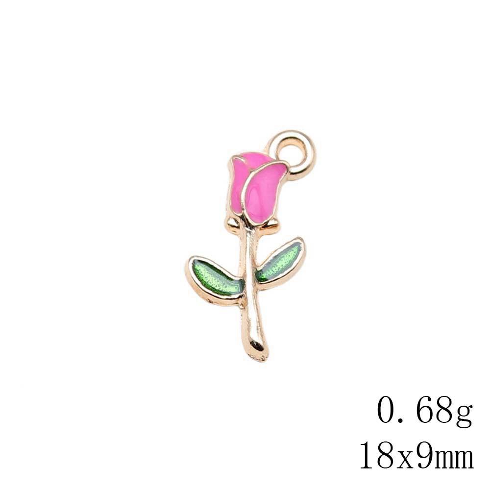 Thanksgiving Day Charms Jewelry Plant Flower Enamel Charms Pendant Ornaments For Home Cell Phone Pendant