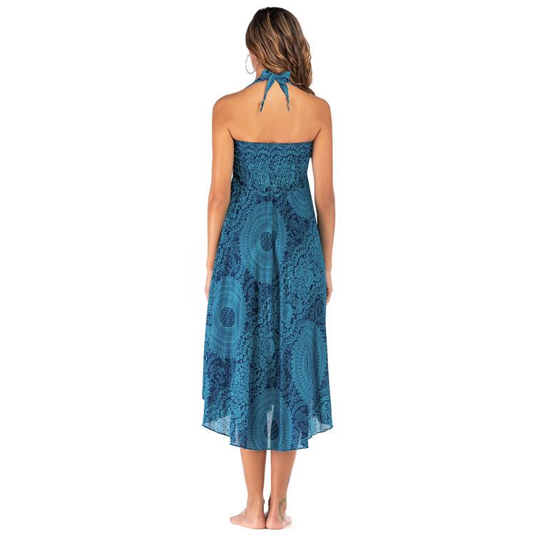 Bohemian Cross-Border Beach Dress: Thai-European-American Style, Two-Wear with Large Hem