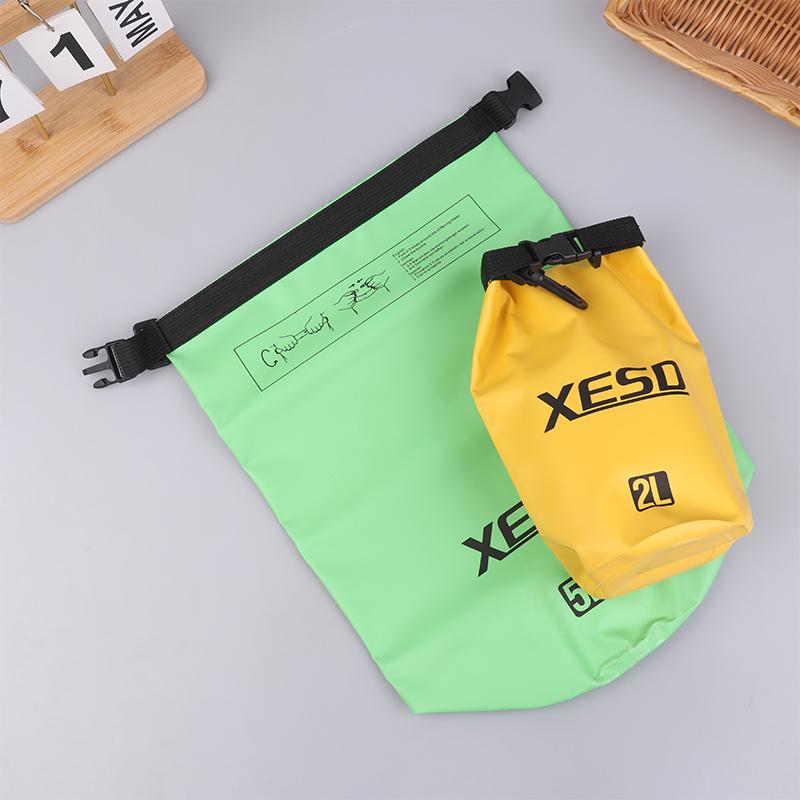 Borsa Impermeabile da Nuoto 500D Dry Sack 2/5/10L Borse Impermeabili Galleggianti per Attrezzatura Asciutta per Nautica Pesca Rafting Nuoto