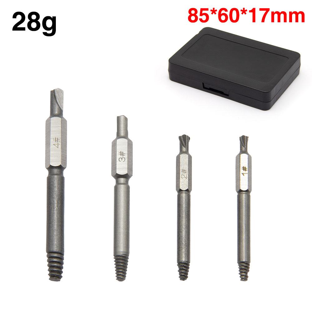 High Speed Steel 6542 Double Head Extractor Broken Head Screw Sliding Tooth Removal Tool Bits Power Tool Accessory Set