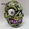 Durable Halloween Face Masque Horror for Adults, Creepy Cosplay Party Accessory, Scary Ghost Head Full