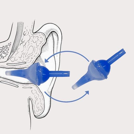 Yousheng 1/2 Pairs Inflatable Earplugs Noise Reducing Hearing Protection Earplugs Waterproof Silicone Concerts Work Study Sleeping Silent Earplugs