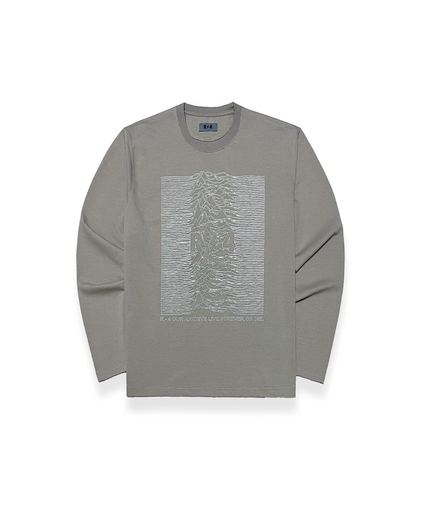Alpo R-0015 / Rrrr-Washed Long Sleeve Tshirts(Brown)