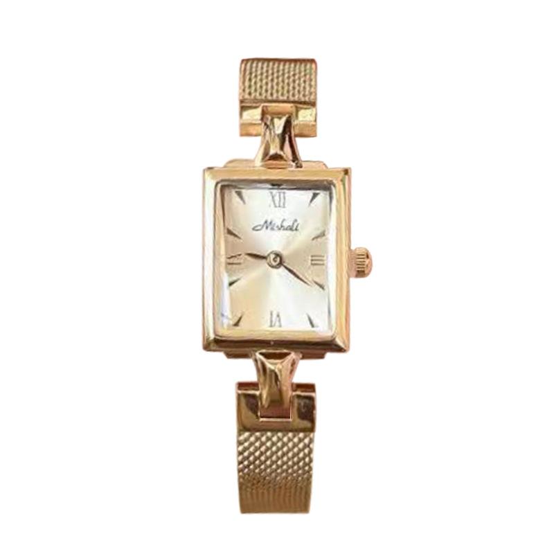 Cold Wind Metal Bracelet Watch Women'S Rectangular Student Watch Quartz Watch