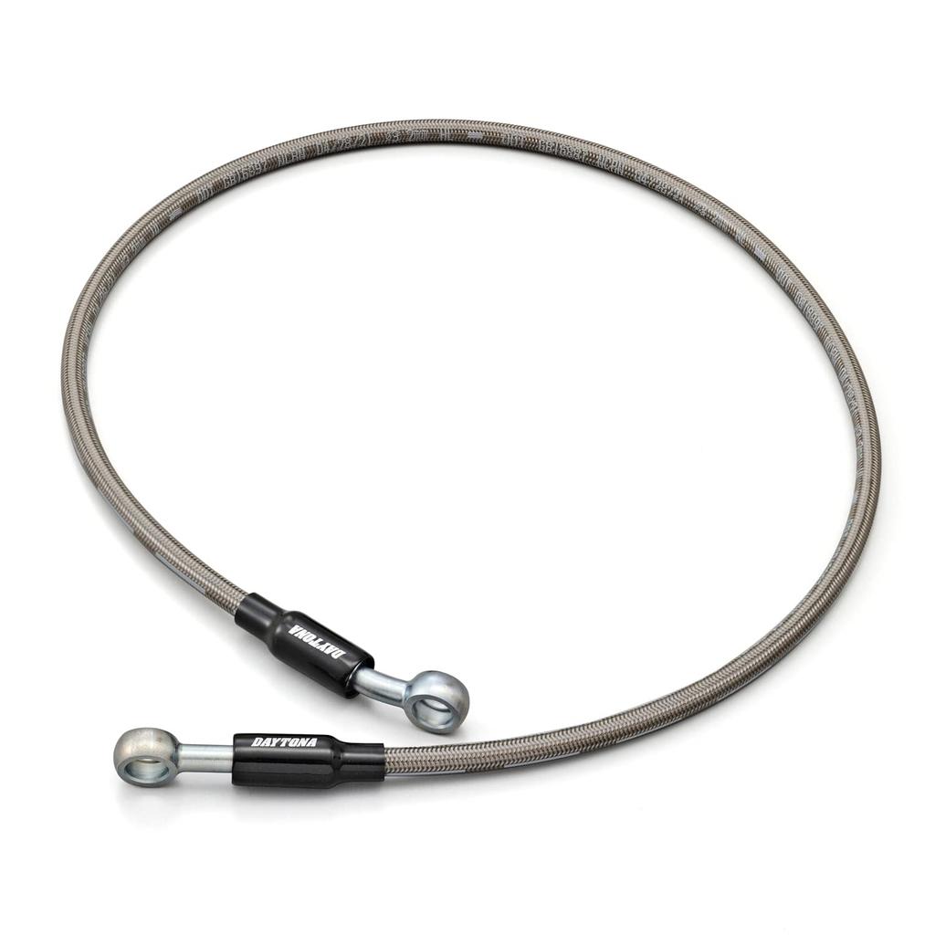 Daytona Nichirin Motorcycle Hose Stainless Mesh with Banjo Adapter High Spec Line No Twist 800mm 60574 Brake/Clutch