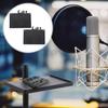 SEWACC Mikrofonstativbricka Mikrofonbricka Nottillbehör Mikrofontillbehör Set med 2 Montering, Stativ, Noter, Mikrofon, Stativ, Bricka, Bricka,