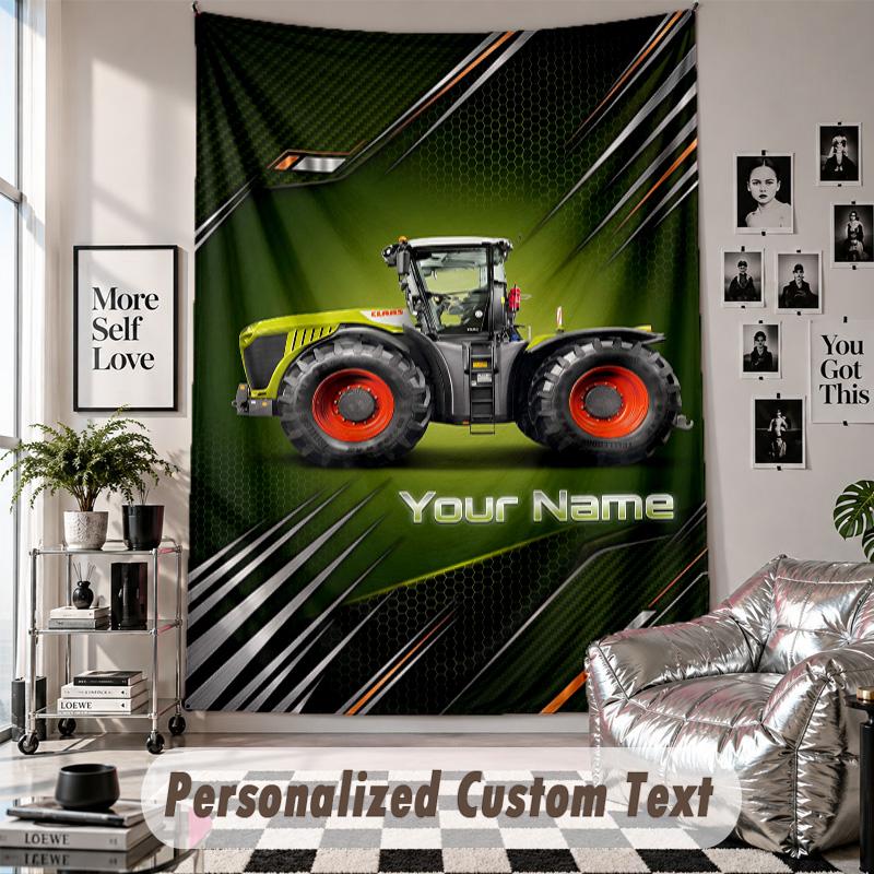 Wandbehang mit individuellem Namen & Text, CLAAS Dekorationstuch für Schlafzimmer