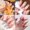 Xiaohongshu Trendy Manicure Nail Tips - 24 Wearable Press-On Fake Nails
