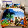Fantasy Journey Emerald City Bedding (1 * duvet cover + 2 * pillowcase, without core) 2D Flat Duvet cover and pillowcase Soft and comfortable