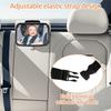 Baby Car Mirror with Adjustable Strap Shatterproof Acrylic Baby Car Seat Mirror Wide View Baby Car Mirror Rear Facing Car Mirror