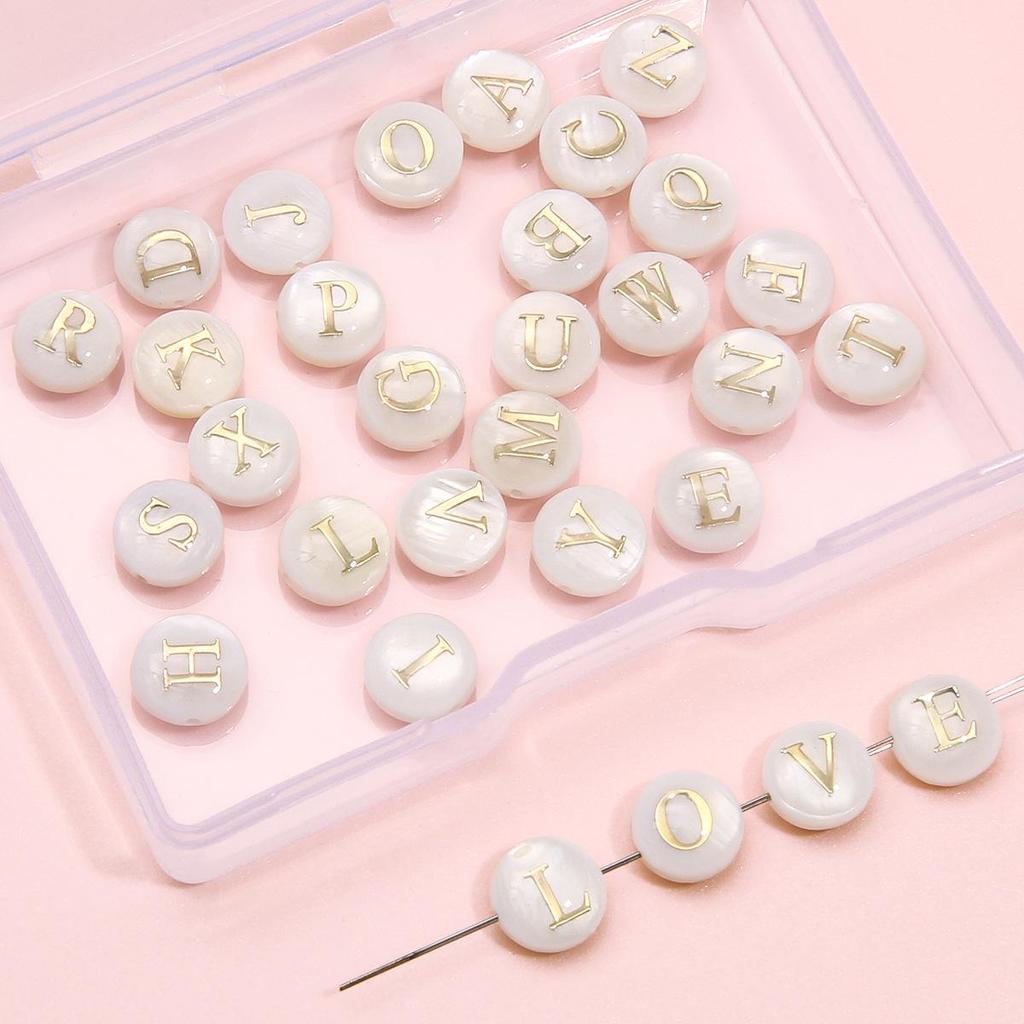 Gold Foil Seashell Beads: DIY Jewelry Making Materials for Bracelets, Necklaces, and Pendants