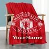Manchester Customize Your Name Blanket Multi-purpose Personalized Blanket Durable Comfort Suitable for Picnics Chair Seaside Sofa