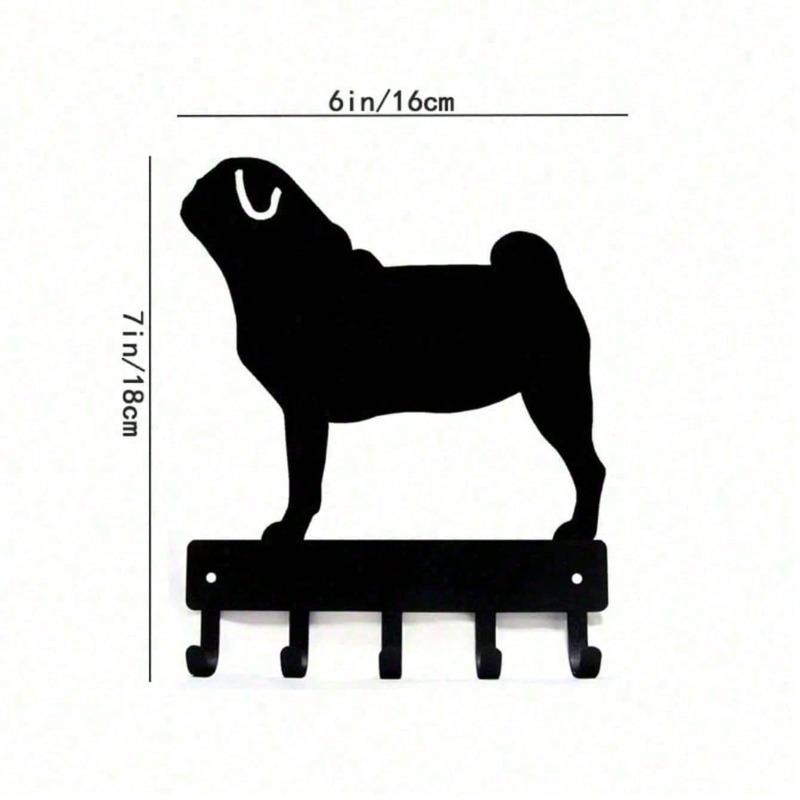 

Matte Black Heavy Duty Wall Hooks Rustproof Metal Coat Hooks Space Saving Home Decor Gift TY2020-6in