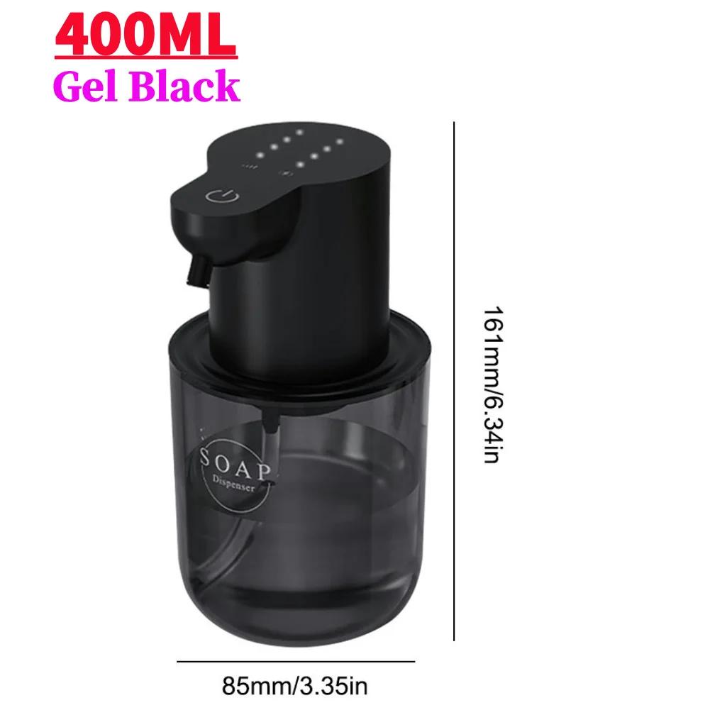 400/550ml Automatic Liquid Soap Dispenser Wall Mounted Infrared Sensor USB Rechargeable Smart Sanitizer Hand Washer For Bathroom