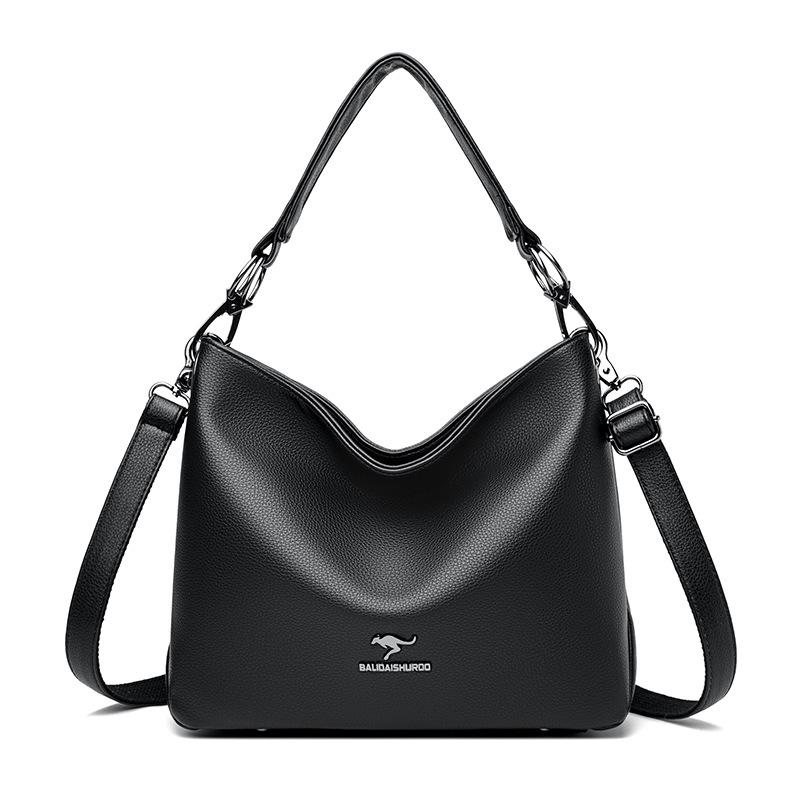 Women's messenger bag women's new fashion versatile hand bag large capacity soft leather shoulder mother bag