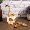 Coffee Dessert Spoon Set European   Elegant   Fruit Scoop  Holder Decorative Tableware