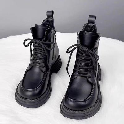 Herbst und Winter ins Wind Martin Stiefel neue Samt kurze Stiefel Britischer Stil weiches Leder dünne Stiefel kurze Stiefel