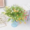 15Head Artificial Daisy Bouquet Living Room Dining Table Decoration Room Decoration Bridal Wedding Decor Party Festival Accessor