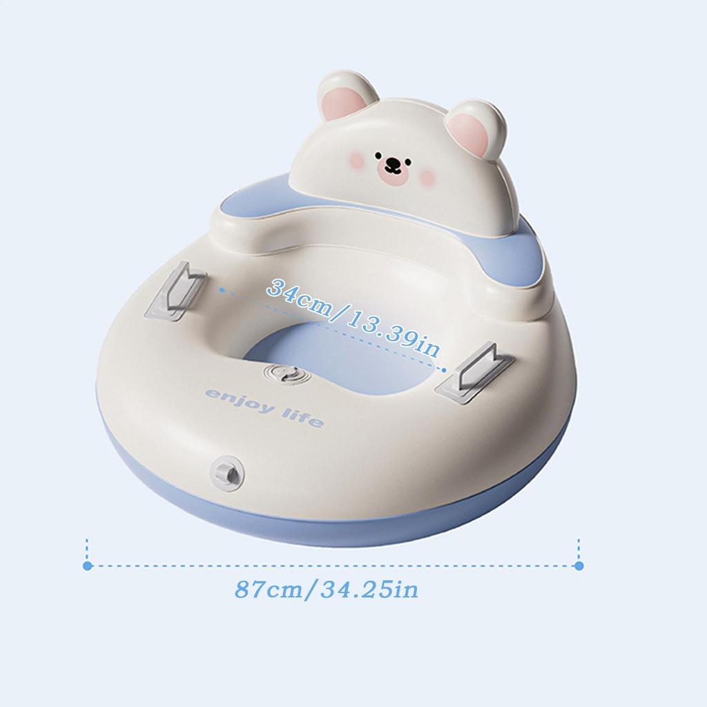 Sledding Tube Winter Sports Toys With Handles Cold-Resistant Inflatable Snow Tube For Ages 3 Kids Adults Family Activities