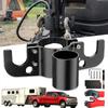 Towing Chain Organizer Heavy Duty Aluminum Alloy Hook 7 Way Plug Holder for Boat Truck Tractor Motorcycle Travel Outdoor