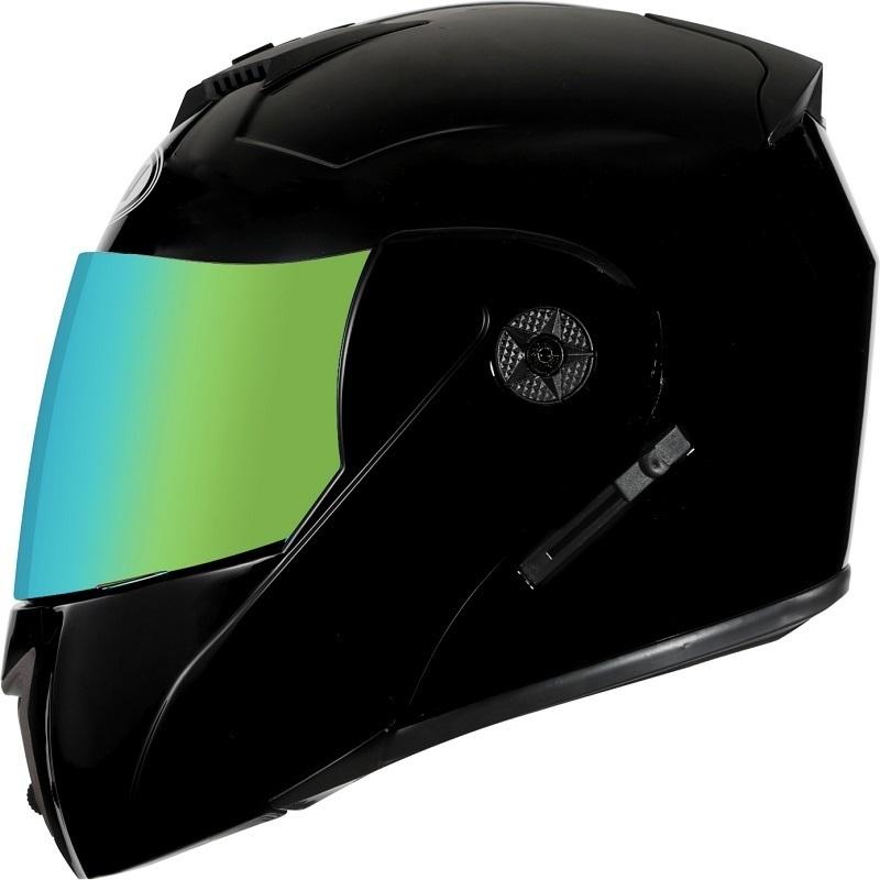 Safety Motorcycle Helmet DOT Flip Up Double Lens Unisex Helmet With Visor Cross Section Helmet Modular Flip Helm
