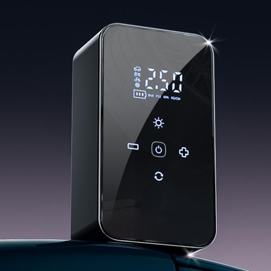 Bezdrátový hustič pneumatik Přenosný vzduchový kompresor Digitální displej Přenosný Dobíjecí Automatické vypnutí Chytrá bezdrátová vzduchová pumpa