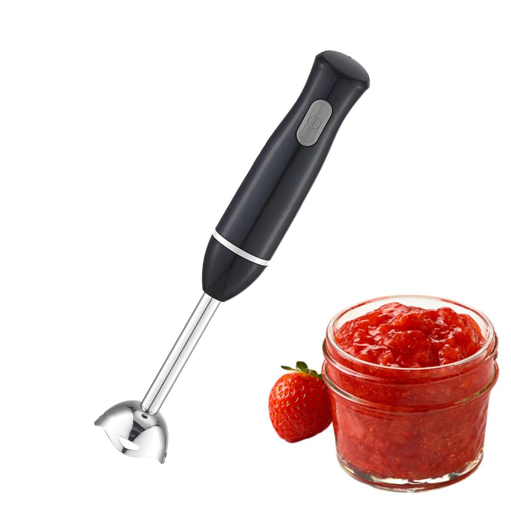 Electric Handheld Stirrer Immersion Blender Stainless Steel Kitchen Gadget European Standard Handheld Portable 4-blade Stirrer