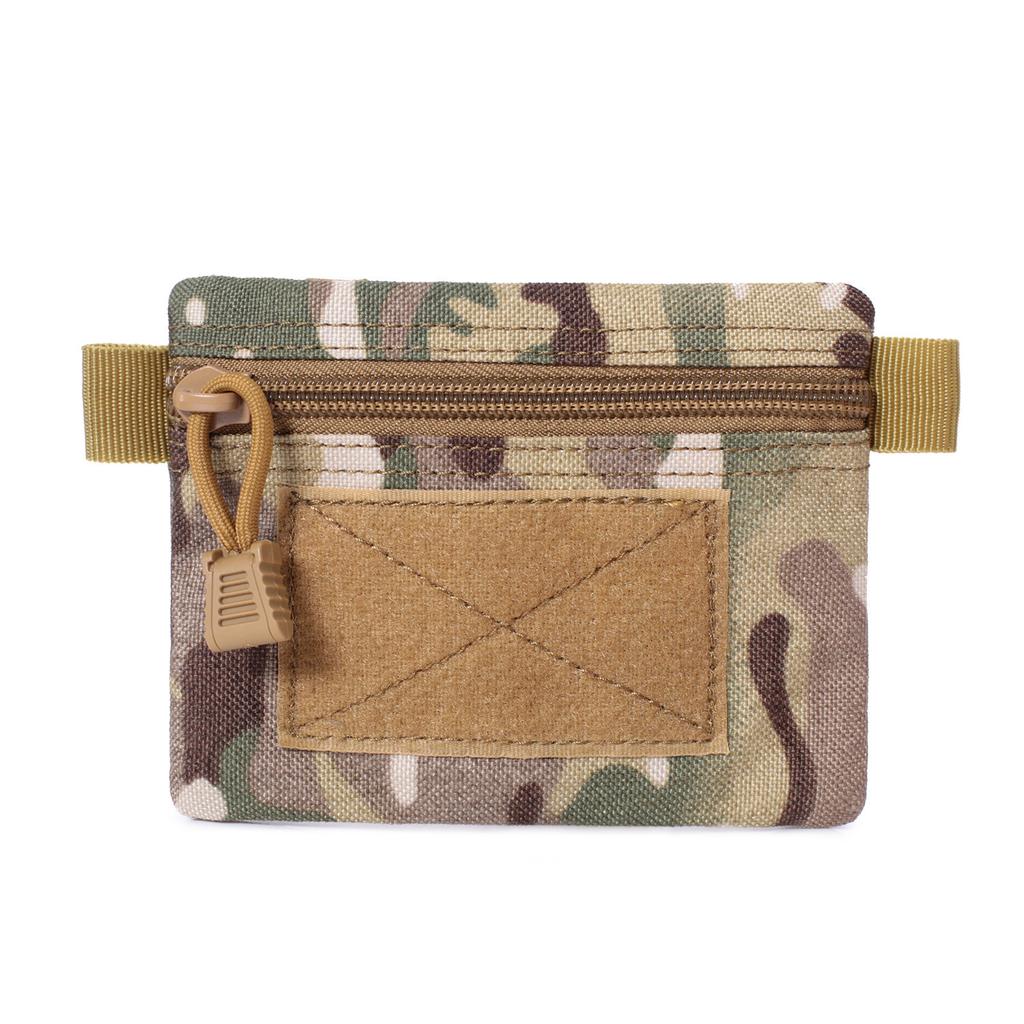 1000D Nylon Outdoor Camping EDC Molle Wallet Waterproof Portable Travel Zipper Waist Pouch for Camping Hiking Hunting EDC Pouch