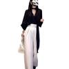Korean Style Spring 2026 Patchwork Wide-Leg Pants Set: High-Quality Commuter Fashion