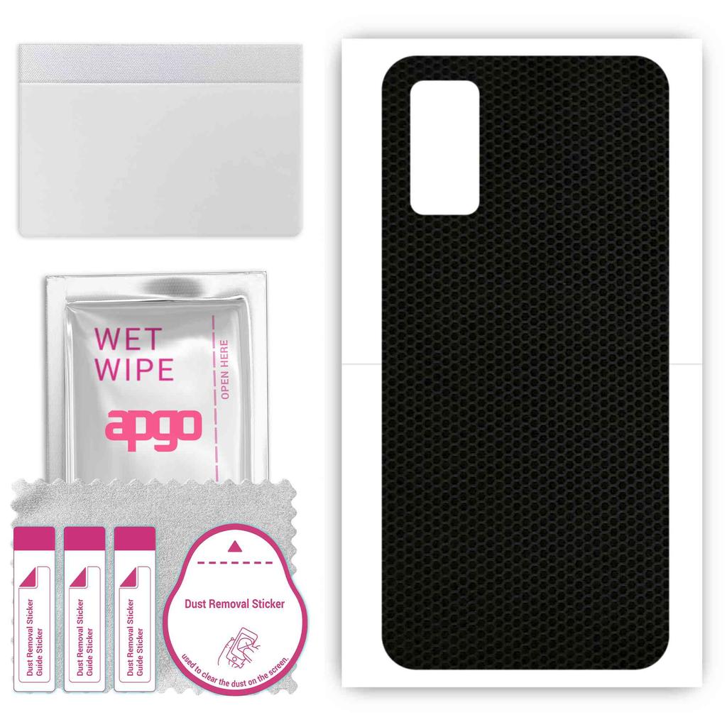 apgo Protective Skin Sticker for the back compatible with Blackview A90, Wrap Film, Foil, Vinyl - Pattern Matrix