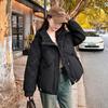 Fashionable foreign style new Chinese style down cotton jacket women's 2025 winter short stand-up collar buckle slimming warm jacket