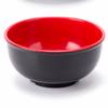 Japanese Style Melamine Bowls Black Red Salad Bowls New Food Containers  Tableware