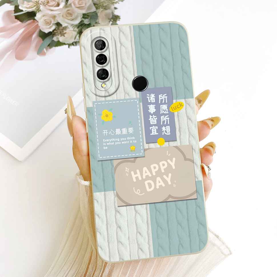 Honor 10i Silicone Phone Case Full Cover For Honor 20 lite 20lite Honor10i Protection Cute Cartoon Girl Design Protective Shell