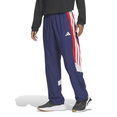 Adidas Essentials CB Woven Jersey Dunkelweiß Größe XL Hose, Herren KQD21, Blau/Besser Scharlachrot/Core (JM2107),