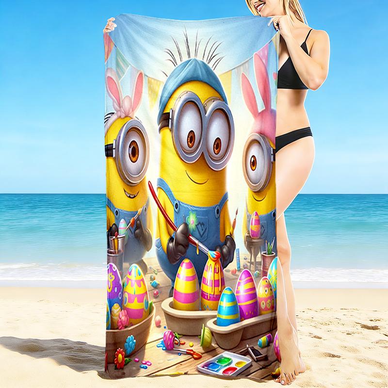 1Pc Easter Egg Adventure Beach Towel Quick Dry Multiuse For Beach Pool Gym Yoga Home Travel Christmas Halloween Xmas Gift S1268
