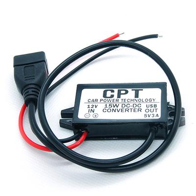 Modulo Convertitore DC-DC da 12V a 5V Adattatore di Alimentazione con Uscita USB 3A 15W