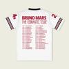 Herren Damen Fußball T-Shirt Bruno Mars The Romantic Tour 2026 Trikot V-Ausschnitt Sommer Locker Unisex Streetwear Grafikdruck Merch T-Shirt