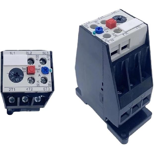 

JRS2-63 3UA59 Heat Thermal Overload Relay Protector Guide DIN Rail Mounted Adjustable Electric Protection(1.6-2.5A) 20-32A