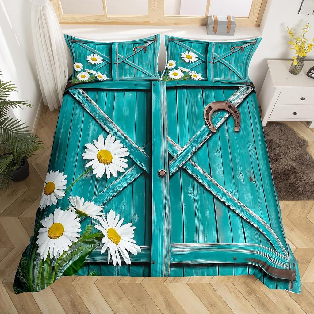 Door Duvet Cover Sets For Kids Adults Queen King Twin Size Lightweight Down Room Decor 2 Pillowcases 1 Comforter Cover No Quilt